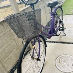 自転車　ママチャリの画像