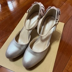 パーティー用パンプス　ミュール　LL ピンク