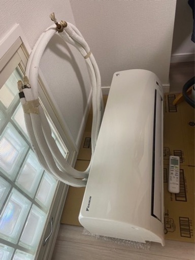 ダイキン　エアコン(本体・室外機・ホース・リモコン)