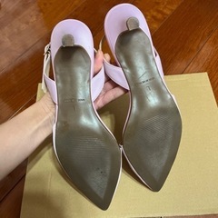 ミュール　ピンク　GU ローヒール　 Lサイズの画像