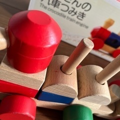 Ed.Inter  ワニさんの汽車つみき 1セットの画像
