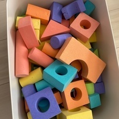 スポンジ　積み木　ブロック　知育
