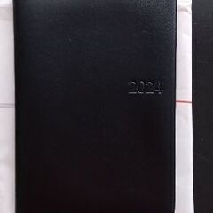 2024年用未使用新品手帳／15.5㎝×18.5㎝合皮表紙