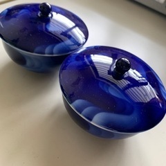蓋付き湯呑み2個セット