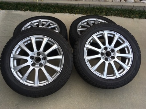 【美品】レクサスLS460 純正ホイール　スタッドレス