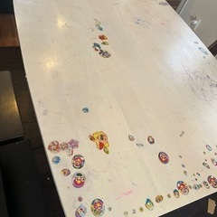 ニトリ　ダイニングテーブル&チェア2脚の画像