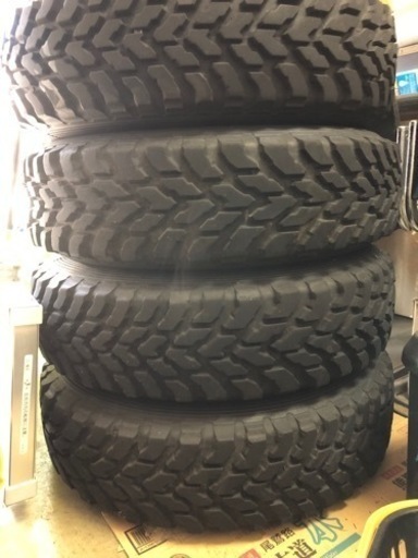 【引き取り限定】ジムニー用195R16タイヤホイール一式