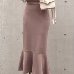 rienda　リエンダ　カットマーメイドH／W SK　ライトベージュ　Sの画像