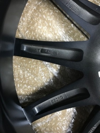 メルセデスベンツW212に履いていた ホイール4本セット18インチ 8.5j ET45 PCD112