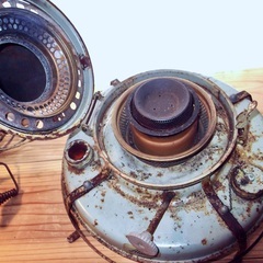 アラジンストーブ　ジャンクの画像