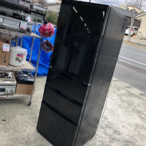 ２０１７年製　アクア AQR-361F(S) [冷蔵庫(355L・右開き)