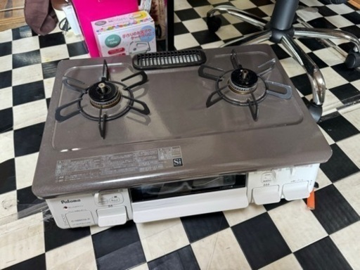 【リサイクルサービス八光】2017年製　パロマ　ガスコンロ　LPガス　 右強火力　IC-N86KHA-R
