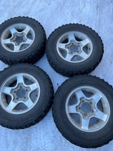 値下げ！ジムニー純正ホイールつき　MTタイヤ　195 R16