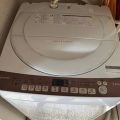 （決まり）2020年製　シャープ洗濯機