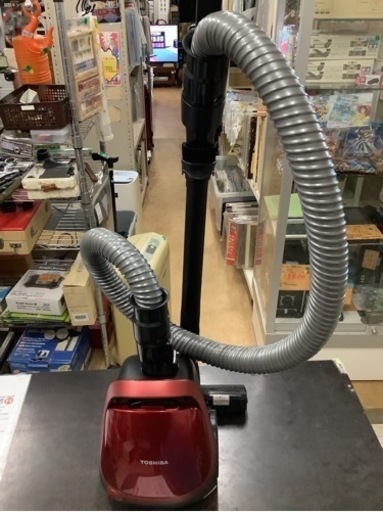 東芝 VC-PK9-R 紙パック式掃除機 グランレッド　　リサイクルショップ宮崎屋　佐土原店　23.12.24F