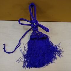値下げ。格安中古　門幕神事神社幕・婚礼幕　青白・五三の桐紋入り　ｗ２間・３６０ｃｍ　青白ロープ、絞り房つき３点セット　２間ｗ９００ｈ１７０ｃｍ。催事・イベント幕　使用感少で破れや汚れ無し品です。　３セット全品単価は、１７９００円です。  　他サイズ　５Ｋｗ９００ｈ１７０ｃｍもあります。の画像