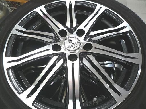 WORK タイヤ付きホイール 4本セット PROMISING 5H PCD 114.3 7J +48 PX-RV 2016年 215/