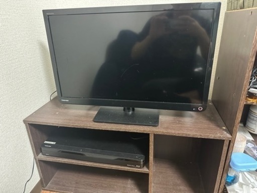 【超お得！！】4点セット！！TOSHIBA REGZA 24インチ　Blu-ray  Amazonファイヤーtv　テレビ台
