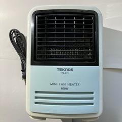 ミニファンヒーター 【 TEKNOS 】の画像