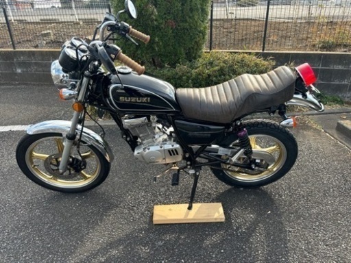 スズキ　GN125 2Fカスタム　原付2種　黒　金　125cc slide_file.jpg