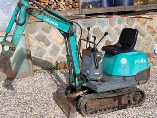 ミニユンボ　KOMATSU