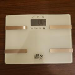 ☆美品☆ コンパクト スリム 体重計 