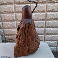 木彫り 仙人像 福禄寿 縁起物の画像
