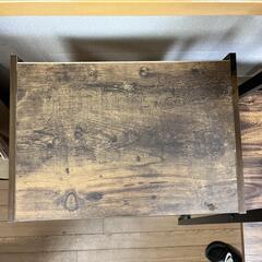 3段ボックス 木目調 扉付きの画像