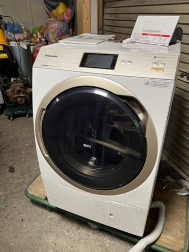 お値下げ！　Panasonic パナソニック 2018年製 ななめ ドラム式洗濯乾燥機 洗濯11Kg 乾燥6Kg 左開き NA-VX9800L 稼働確認済 ③