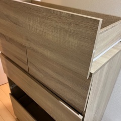 lowya タンス　幅80x奥行42x高さ112cmの画像