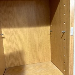『受け渡し者決定しました。』本棚　マジックテープ跡、傷あり　早く引き取り可能な方、優先です。の画像