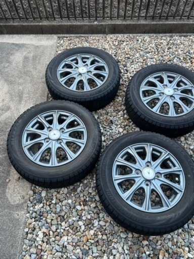 軽用‼️ブリジストン ブリザック ‼️スタッドレスアルミホイール付き４本セット‼️