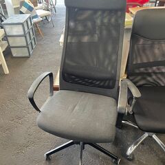 リサイクルショップどりーむ荒田店 No9436 OAチェア　デスクチェア　高さ調節可能♪　背もたれが高くて楽々です♪の画像