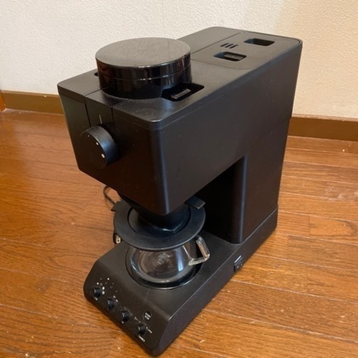 ツインバード 全自動コーヒーメーカー ミル付き 臼式 3杯用