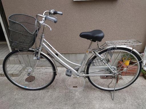 【取り引き終了】【中古】ママチャリ パナソニック シティサイクル トップランナー B-TWD733 2014年モデル シルバー