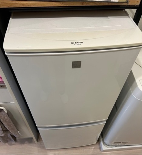 一人暮らし用冷蔵庫 SHARP 2018年製 SJ-14E5-KW