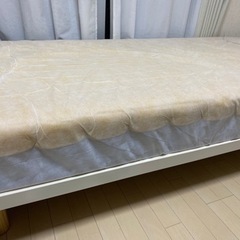 【無印良品】脚付マットレス　高密度ポケットコイル・シングル　（洗えるカバー）の画像