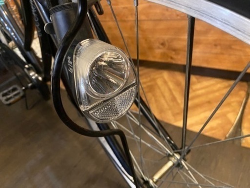 年末SALE！27インチ自転車 LEDダイナモライト