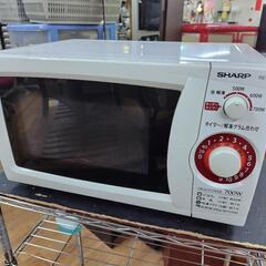 J058★扉色ヤケ★SHARP★電子レンジ★RE-T3-W6★60Hz専用★2017年製
