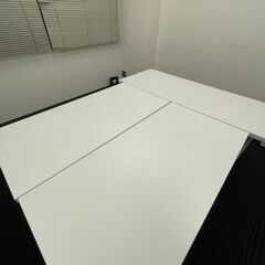 オフィステーブル　ニトリ　組み合わせデスクの画像