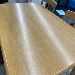 ダイニングテーブル 椅子3脚 野田産業 ※2400010292842の画像