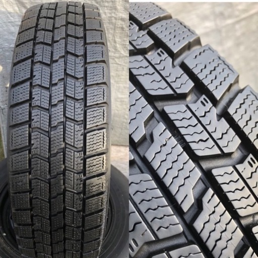 ［SOLD］14インチ スズキ純正アルミホイール スタッドレス 155/65R14 4本 ワゴンR ラパン MRワゴン等