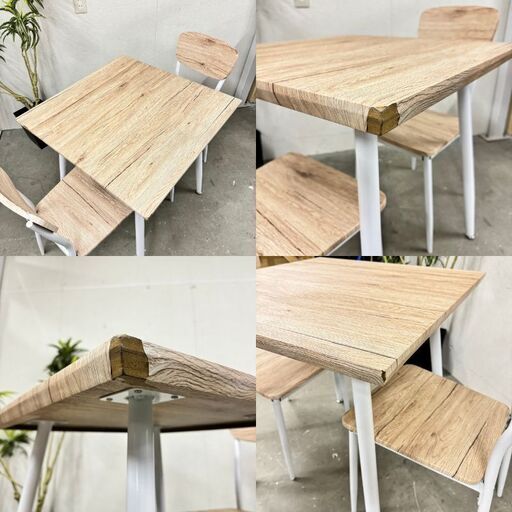  15395   ダイニングテーブルセット　warm 5点セット   ◆大阪市内・東大阪市他 5,000円以上ご購入で無料配達いたしま