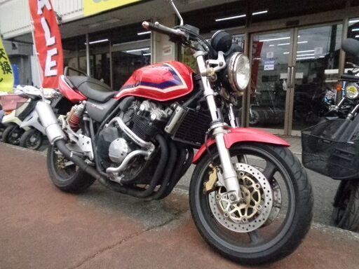 NO.4868　ＣＢ４００ＳＦＶ　水冷４サイクルＤＯＨＣ１６バルブ４気筒４００ｃｃ　ＶＴＥＣエンジン　ＥＴＣ付き　サブフレーム付き　レッド　☆彡