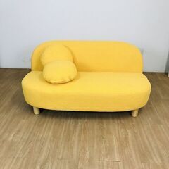 最終処分!【新品】二人掛け　ラウンドソファ　【アウトレット】
