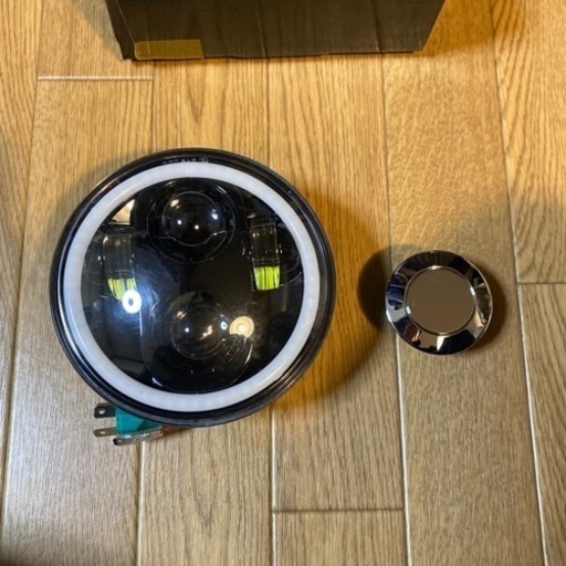 ハーレー XL883N用LEDヘッドライト、ガスキャップ