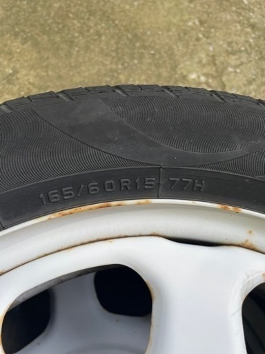 中古ハスラー純正15インチホイール、タイヤセット　4本