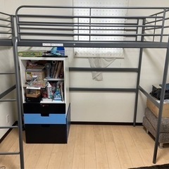 ロフトベッド　IKEAの画像
