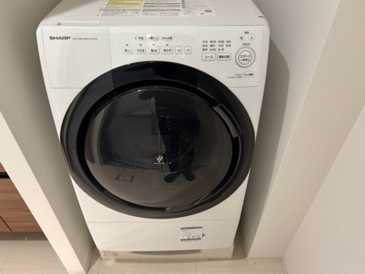 ドラム式洗濯機　シャープ　ES-S7G 2023年2月購入