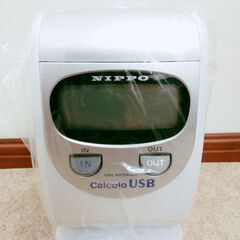 🍎未使用 テクノ・セブン 電子タイムレコーダー カルコロUSB CALCOLOUSBの画像